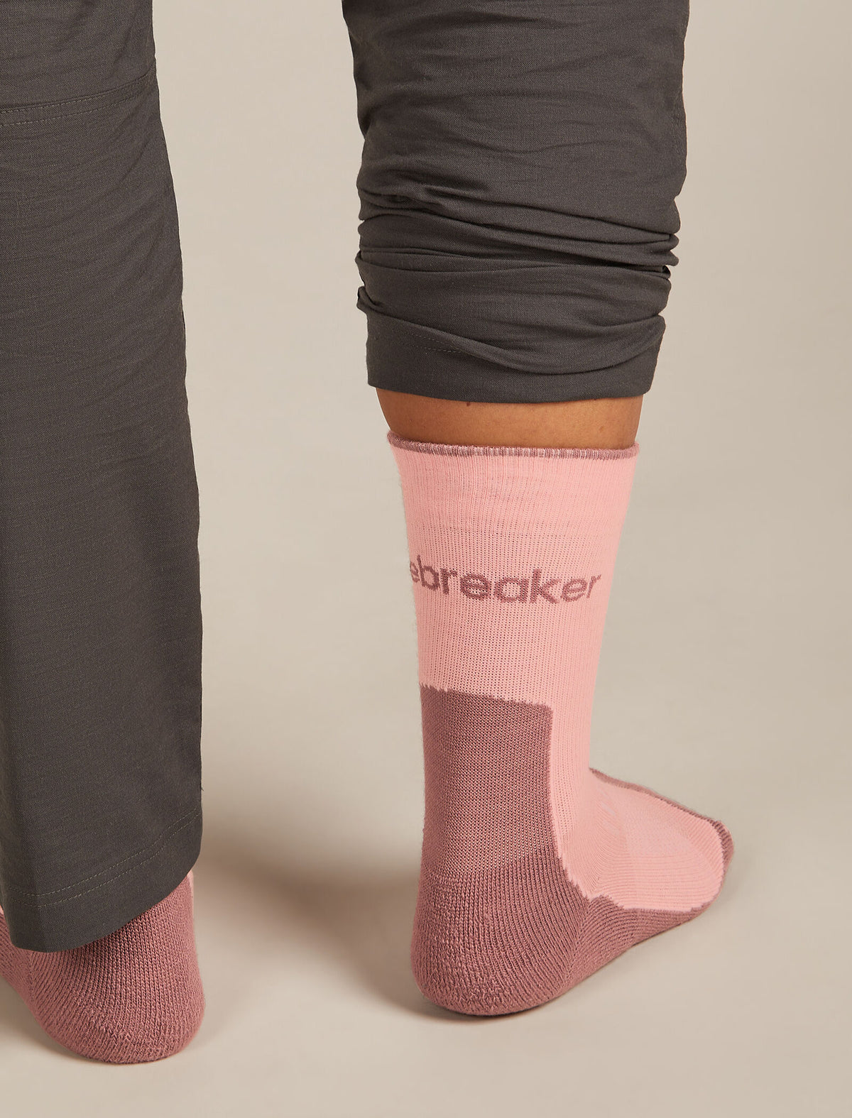Women's Merino Hike+ Light Crew Socks Blush/Summit - 4