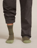 Men's Merino Hike+ Medium Crew Socks Loden/Lichen - 3