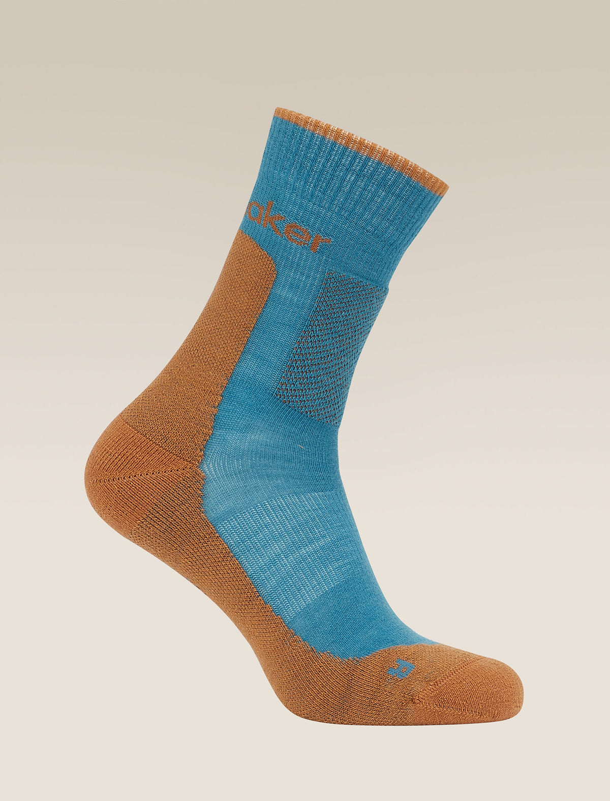 Men's Merino Hike+ Medium Crew Socks Topaz/Trail - 4
