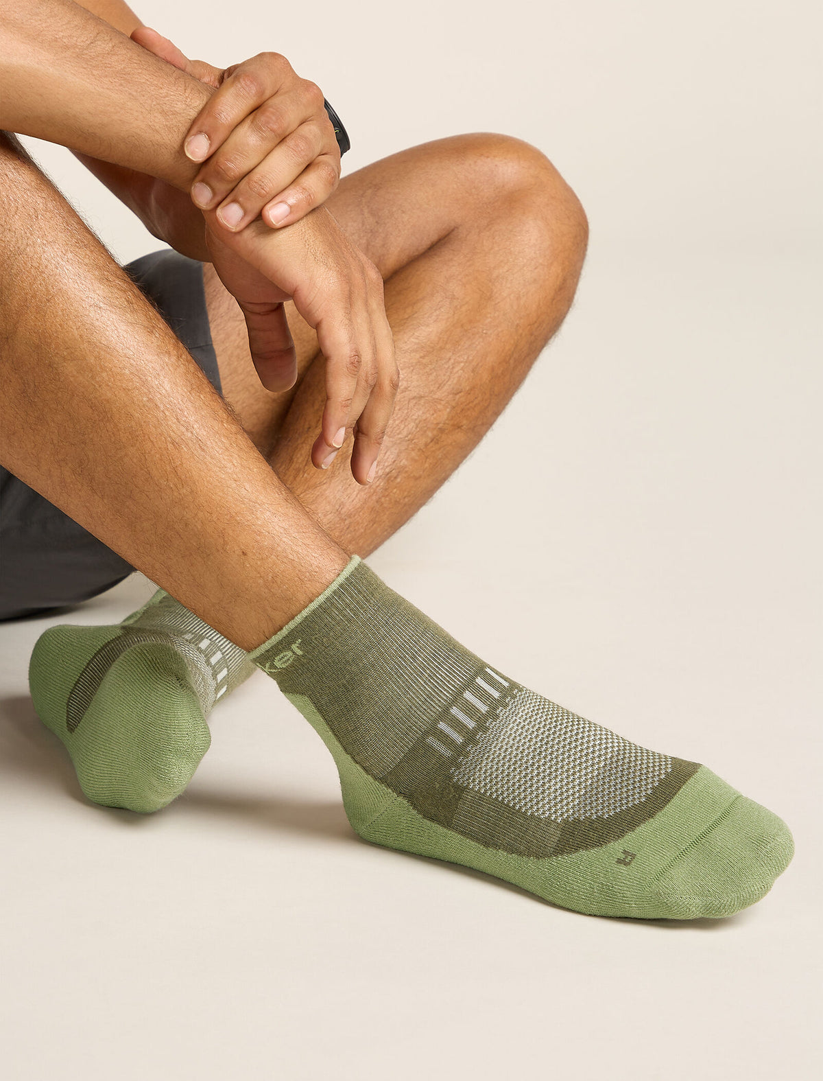 Men's Merino Hike+ Light Mini Socks Loden/Lichen - 2