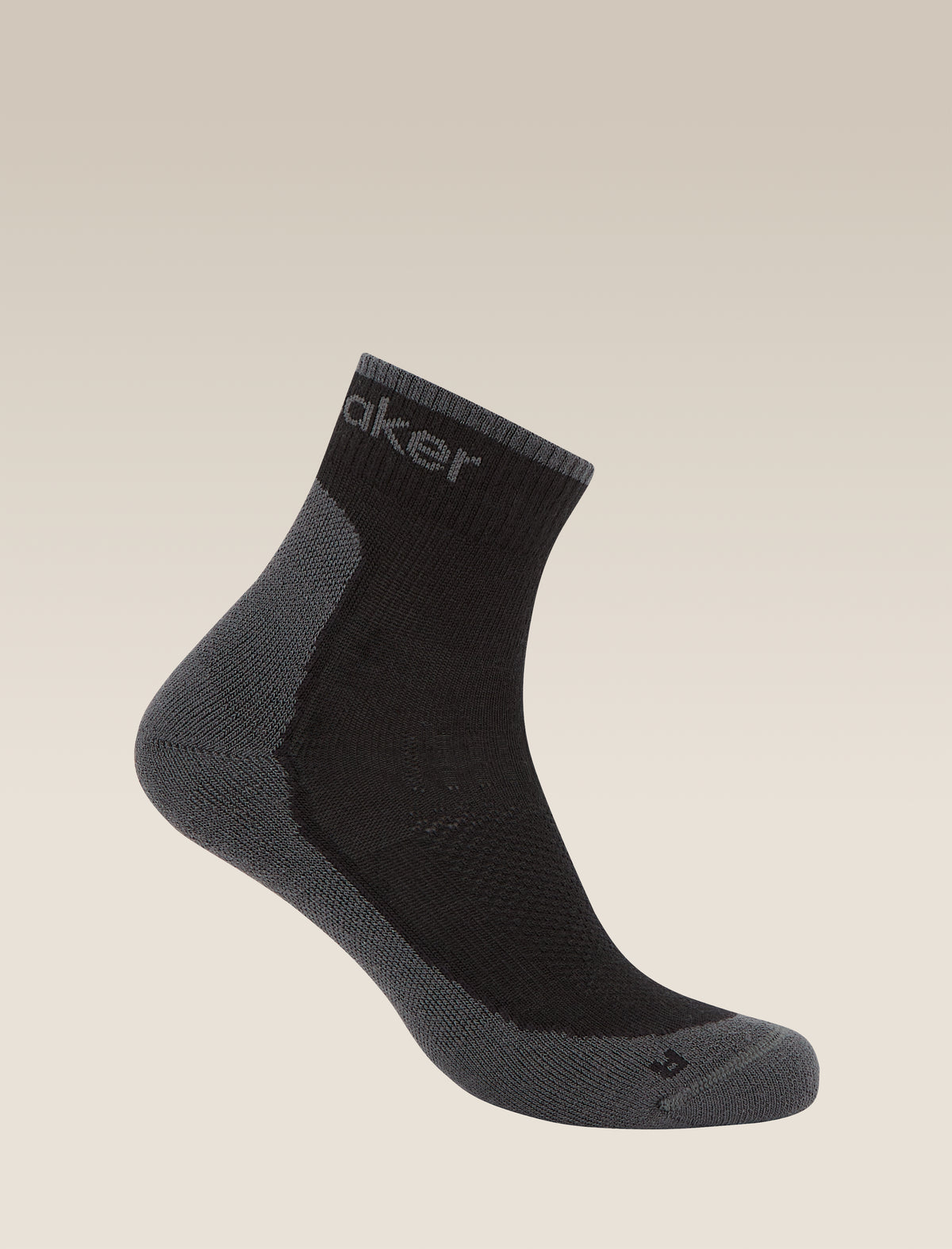 Men's Merino Hike+ Light Mini Socks Black/Obsidian - 1