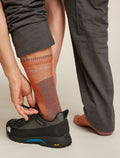 Men's Merino Hike+ Light Crew Socks Dusty clay/carob - 1