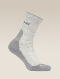 Men's Merino Hike+ Light Crew Socks Blizzard Heather/Alloy - 4