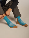Men's Merino Hike+ Light Crew Socks Topaz/Trail - 2