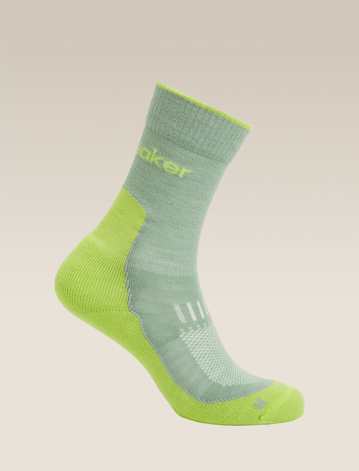Men's Merino Hike+ Light Crew Socks Seaglass/Peridot - 4