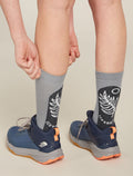 Women's Merino Hike+ Light Crew Socks Fresh Fern Alloy/obsidian - 1