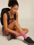 Women's Merino Hike+ Medium Crew Socks Across the Peaks  - 1