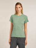 Women's Merino 200 Waffle Elevation Short Sleeve T-Shirt Seaglass - 1