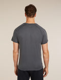 Men's Merino 200 Waffle Elevation Short Sleeve T-Shirt Obsidian - 2