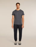 Men's Merino 200 Waffle Elevation Short Sleeve T-Shirt Obsidian - 3