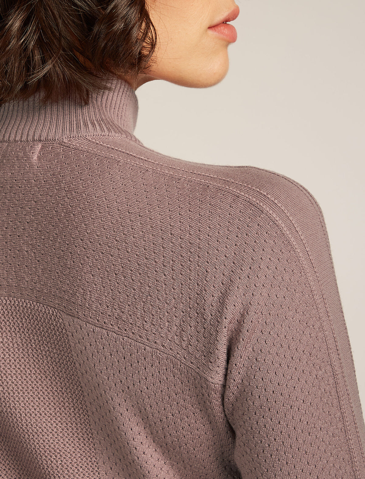 Women's Merino icebreaker Anniversary Original Long Sleeve Half Zip Top Summit - 8