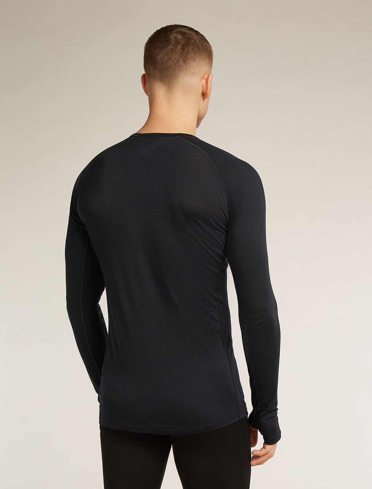 Men's Merino Blend 125 ZoneKnit™ Long Sleeve Crewe Thermal Top  - 2