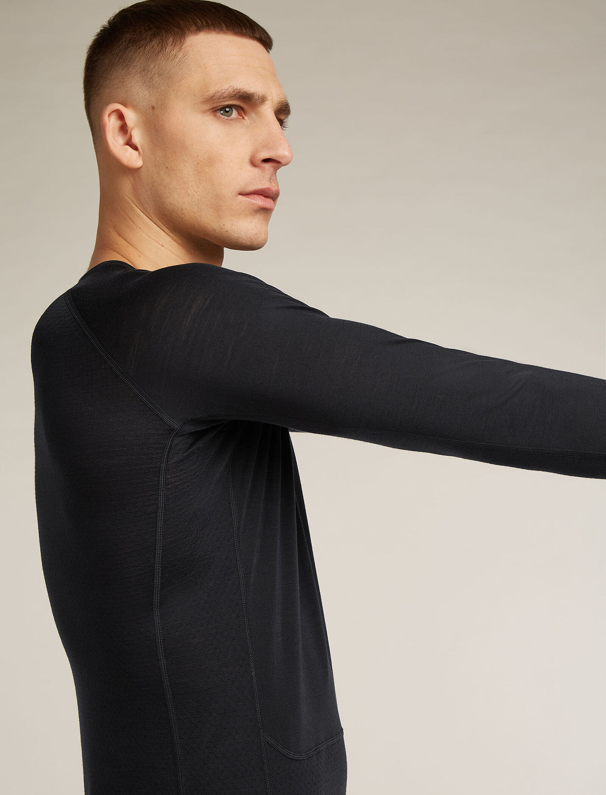 Men's Merino Blend 125 ZoneKnit™ Long Sleeve Crewe Thermal Top  - 6