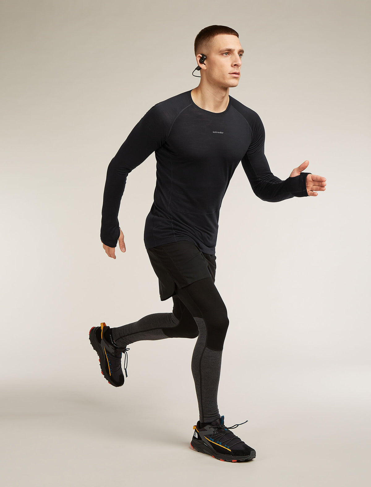 Men's Merino Blend 125 ZoneKnit™ Long Sleeve Crewe Thermal Top  - 4