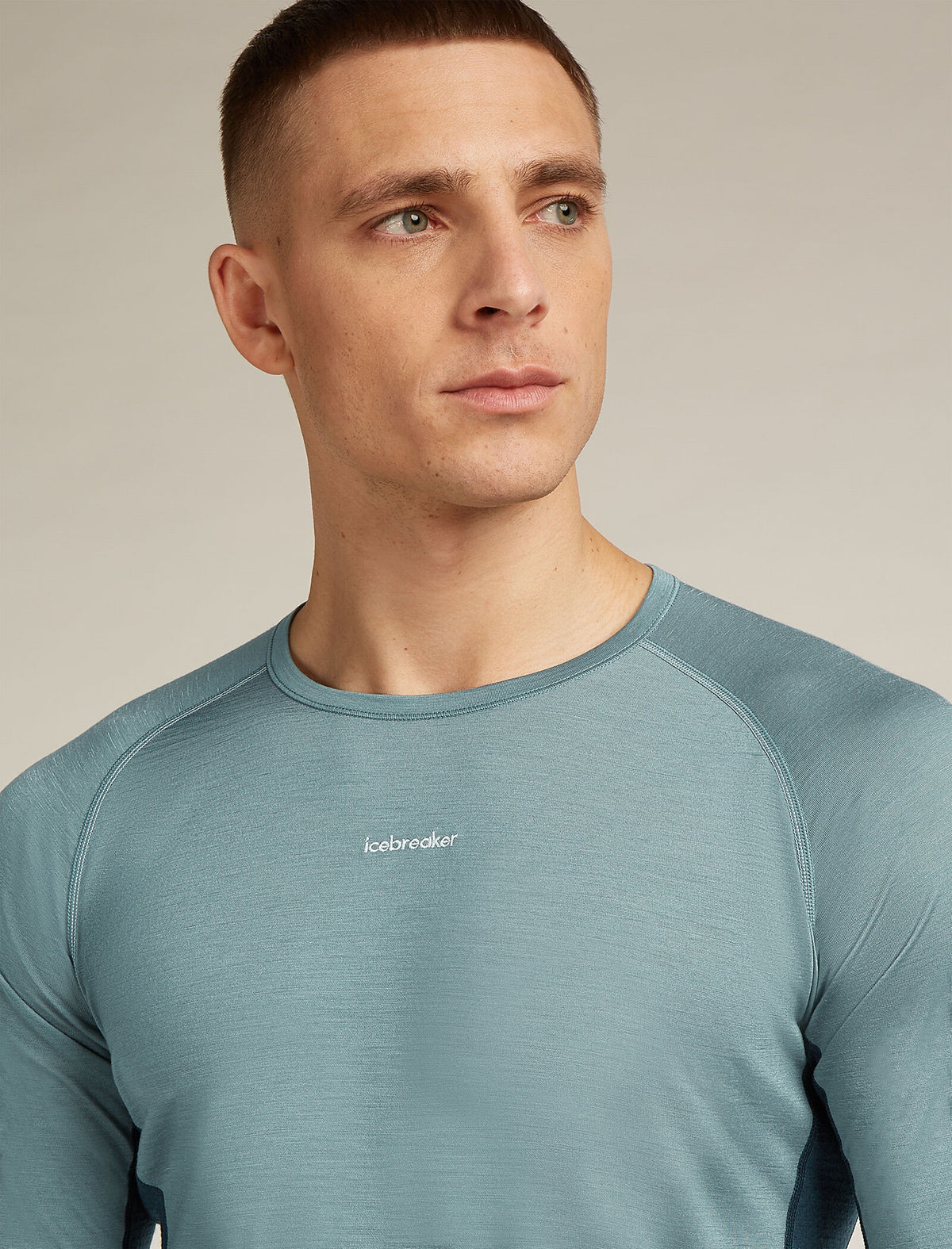 Men's Merino Blend 125 ZoneKnit™ Long Sleeve Crewe Thermal Top  - 5