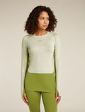 Women's Merino Blend 125 ZoneKnit™ Long Sleeve Crewe Thermal Top  - 1
