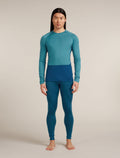 Men's Merino 200 ZoneKnit™ Long Sleeve Crewe Thermal Top Atlantis/Topaz - 3