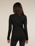 Merino 200 ZoneKnit™ Long Sleeve Crew Thermal Top Black - 2