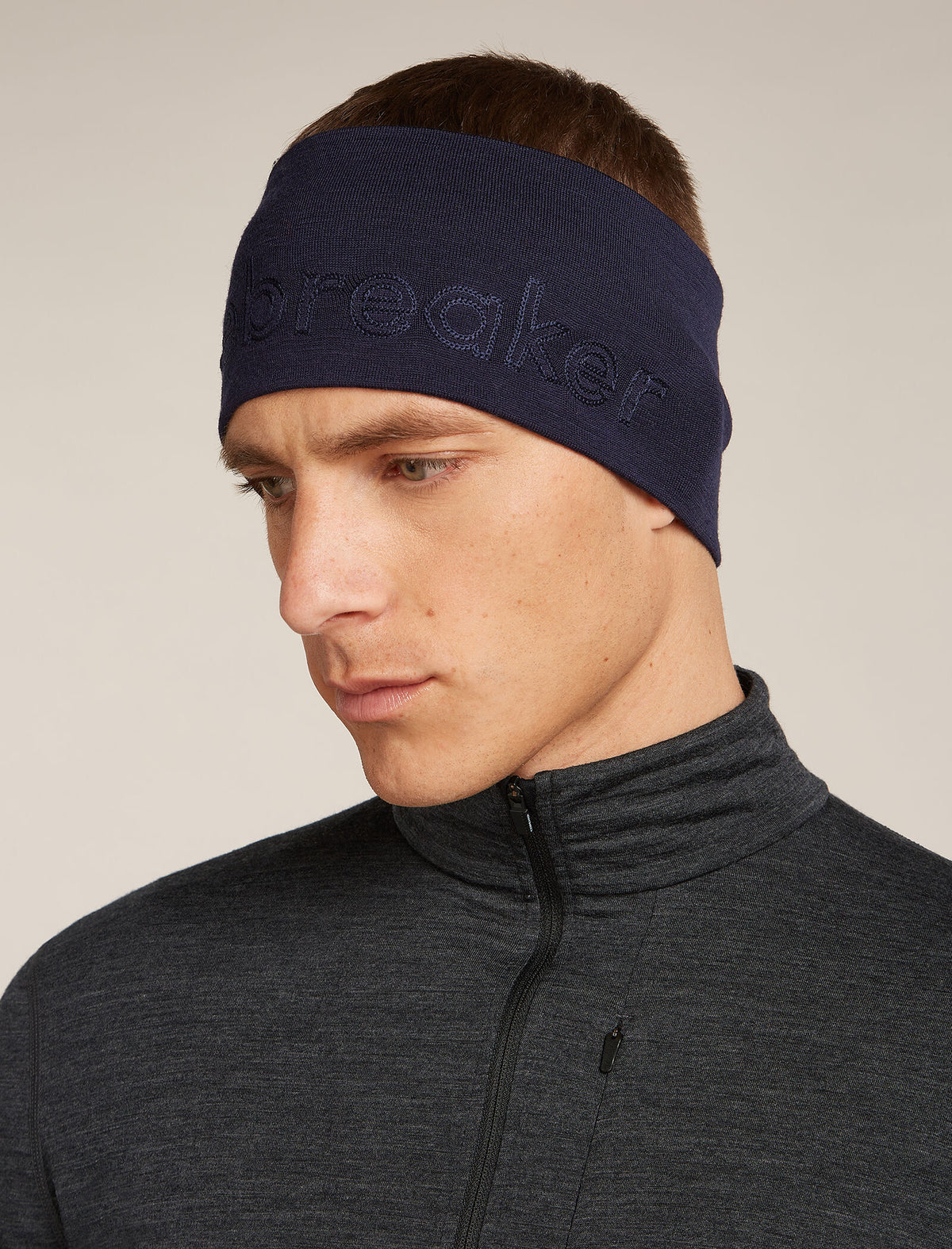 Unisex Merino 260 Tech Headband Midnight Navy - 3