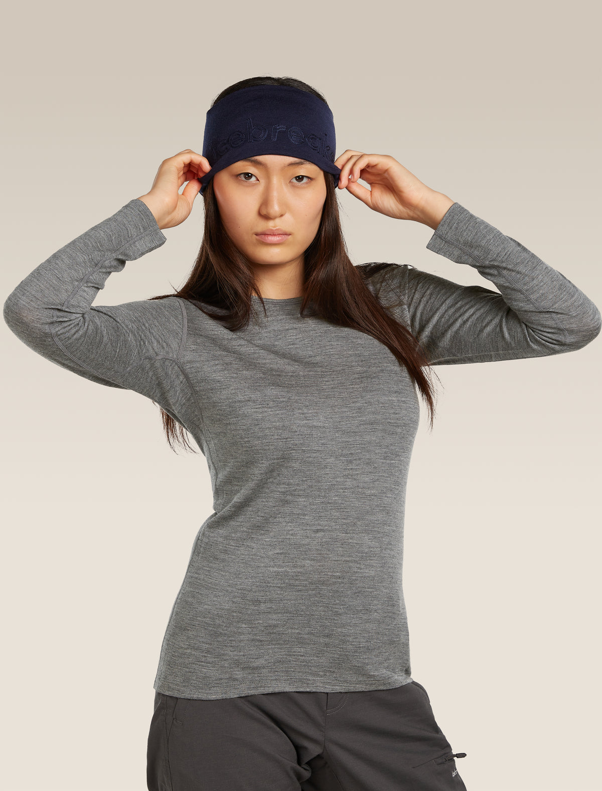 Unisex Merino 260 Tech Headband Midnight Navy - 5