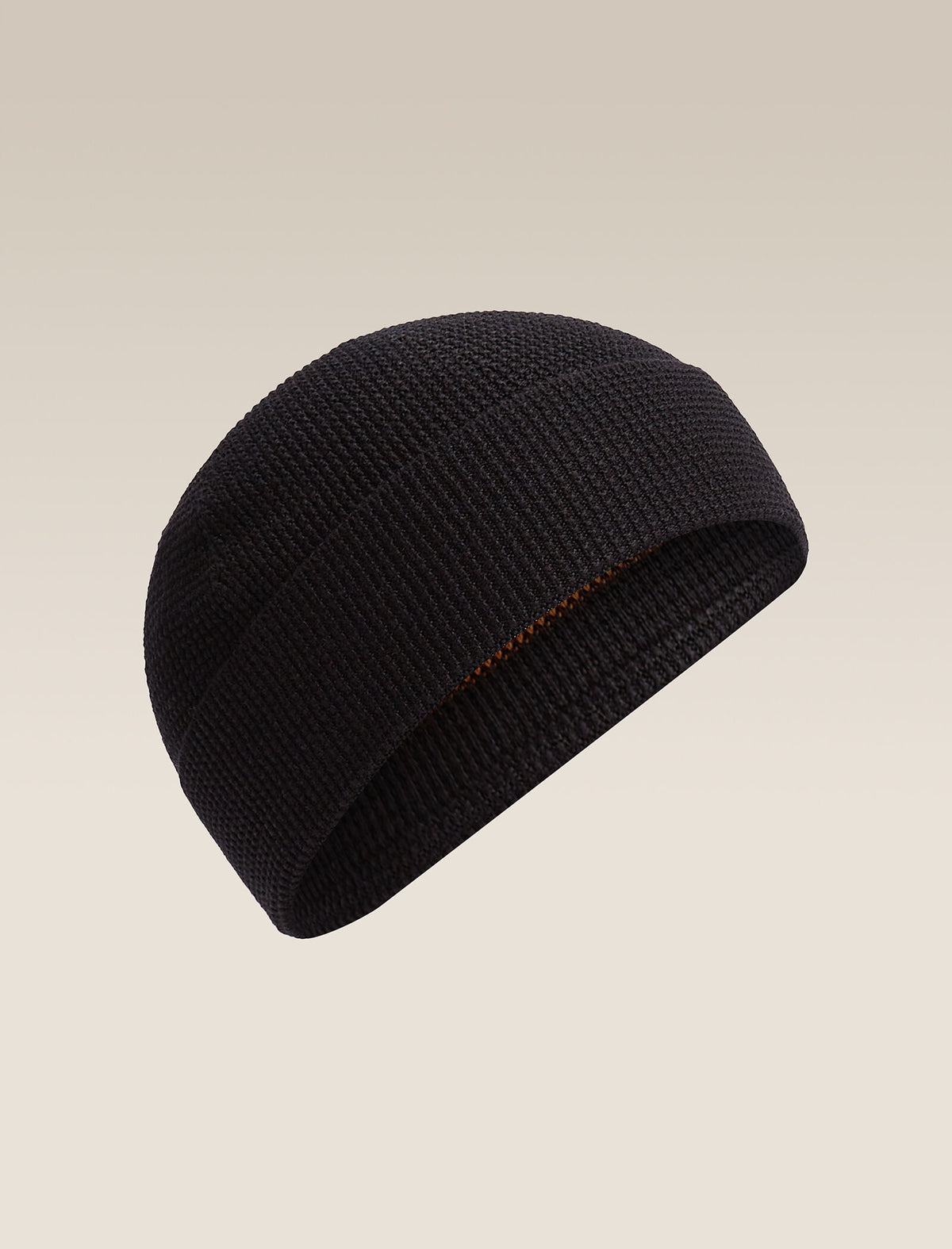 Unisex Merino Feadan Cuff Beanie Black - 5
