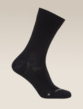 Men's Merino Hike+ Liner Crew Socks Black - 4
