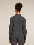 Women's Merino Blend 800 RealFleece™ Classic Pile Long Sleeve Zip Jacket Obsidian - 2