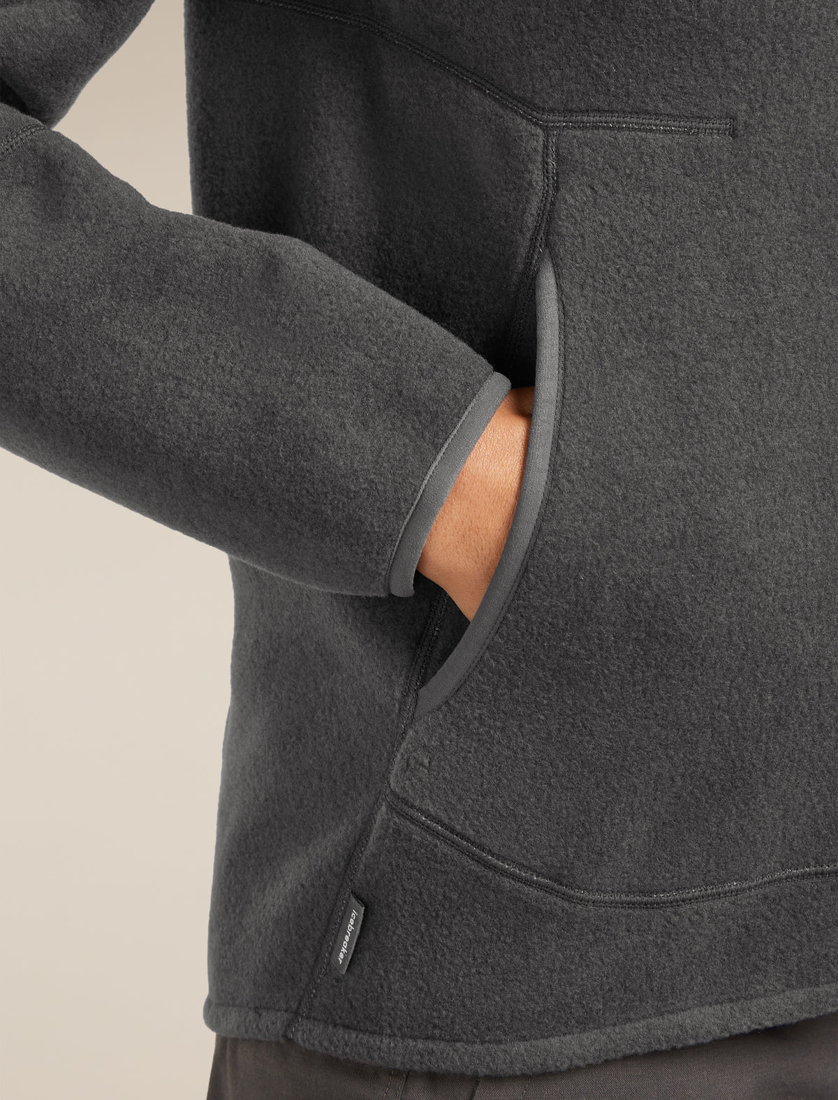 Women's Merino Blend 800 RealFleece™ Classic Pile Long Sleeve Zip Jacket Obsidian - 6