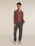 Women's Merino Blend 800 RealFleece™ Classic Pile Long Sleeve Zip Jacket Carob - 3