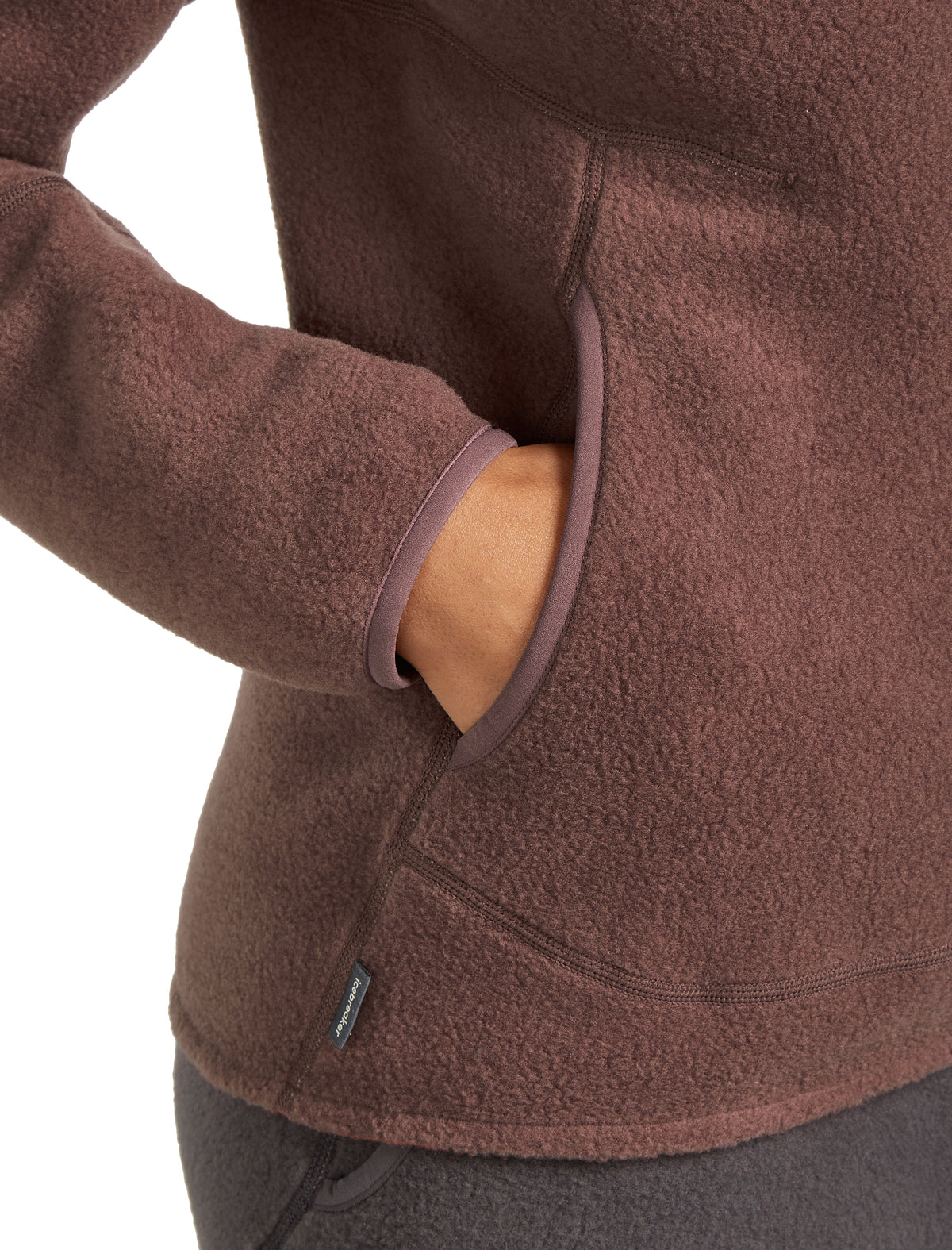 Women's Merino Blend 800 RealFleece™ Classic Pile Long Sleeve Zip Jacket Carob - 7