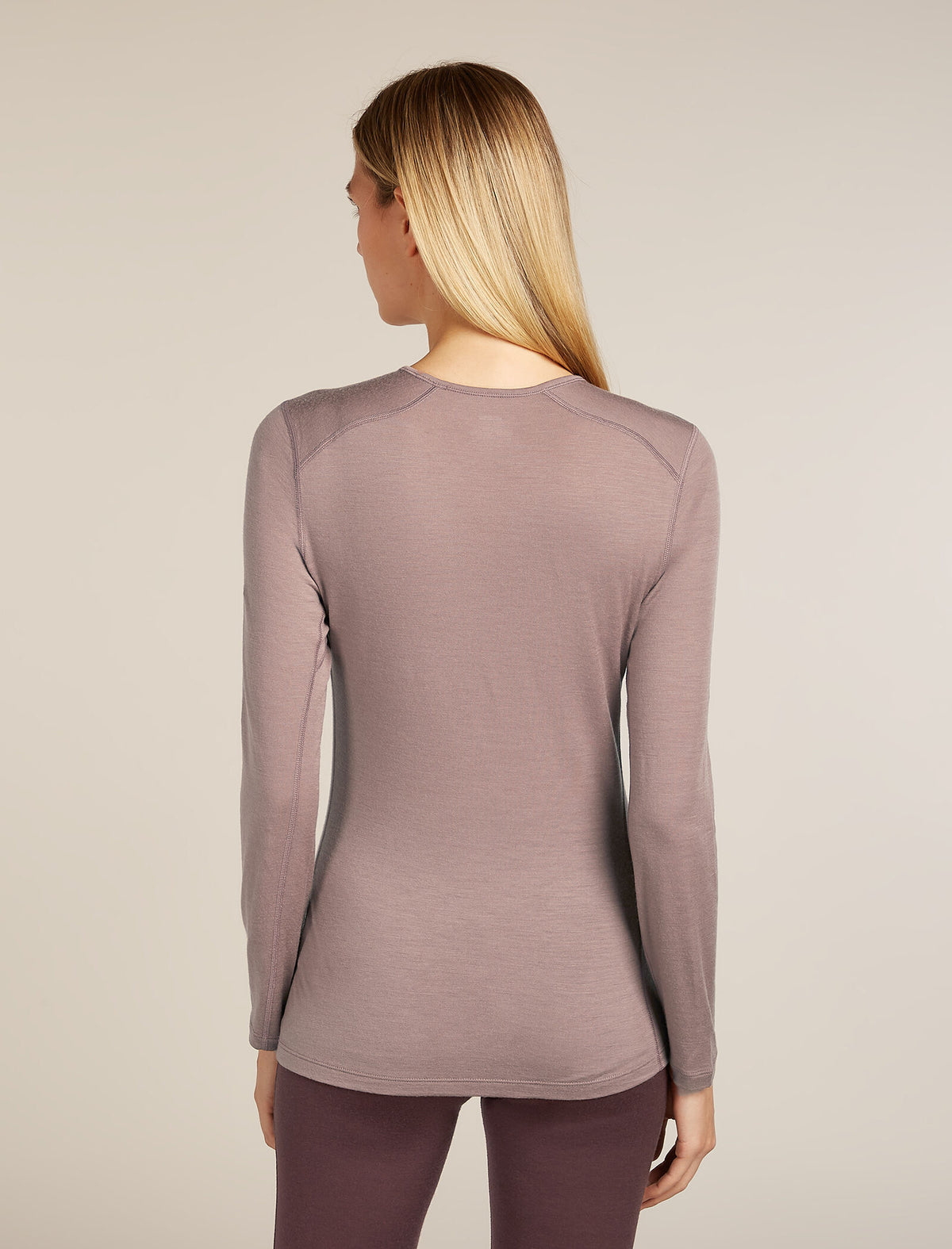 Women's Merino 200 Oasis Long Sleeve Crewe Thermal Top Rainer Ridge Summit - 2