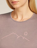 Women's Merino 200 Oasis Long Sleeve Crewe Thermal Top Rainer Ridge Summit - 5