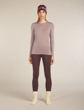 Women's Merino 200 Oasis Long Sleeve Crewe Thermal Top Rainer Ridge Summit - 6