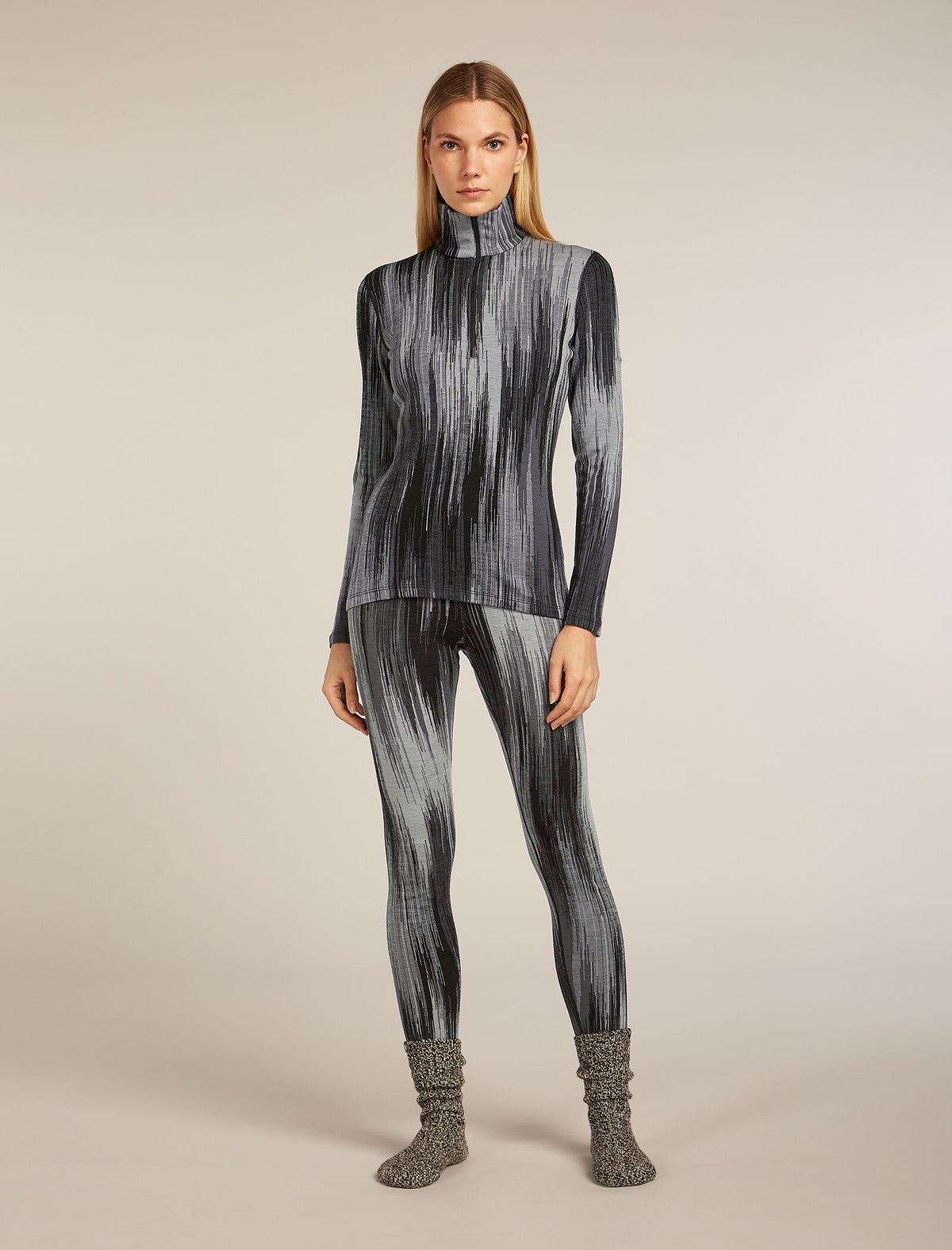 Women's Merino 260 Tech Vertex Long Sleeve Half Zip Thermal Top Peak  - 8