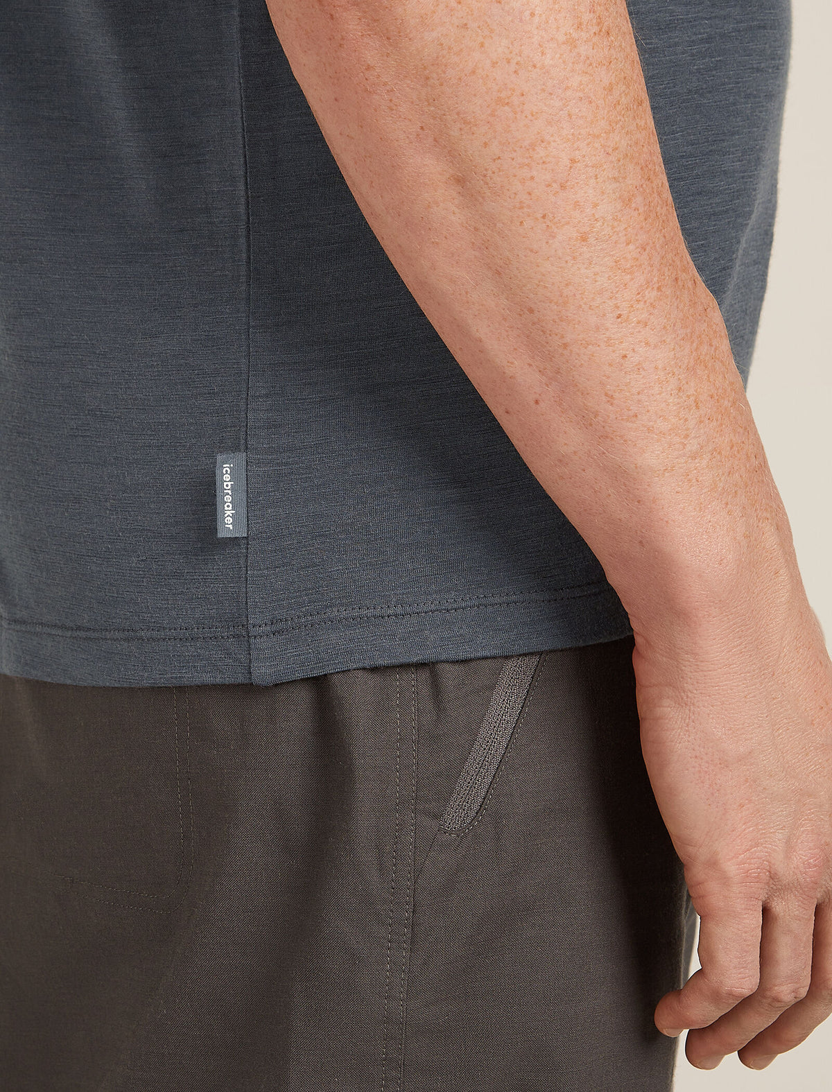 Men's Merino 150 Tech Lite Short Sleeve T-Shirt Ruapehu Round Obsidian - 6