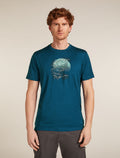 Men's Merino 150 Tech Lite Short Sleeve T-Shirt Ruapehu Round  - 1