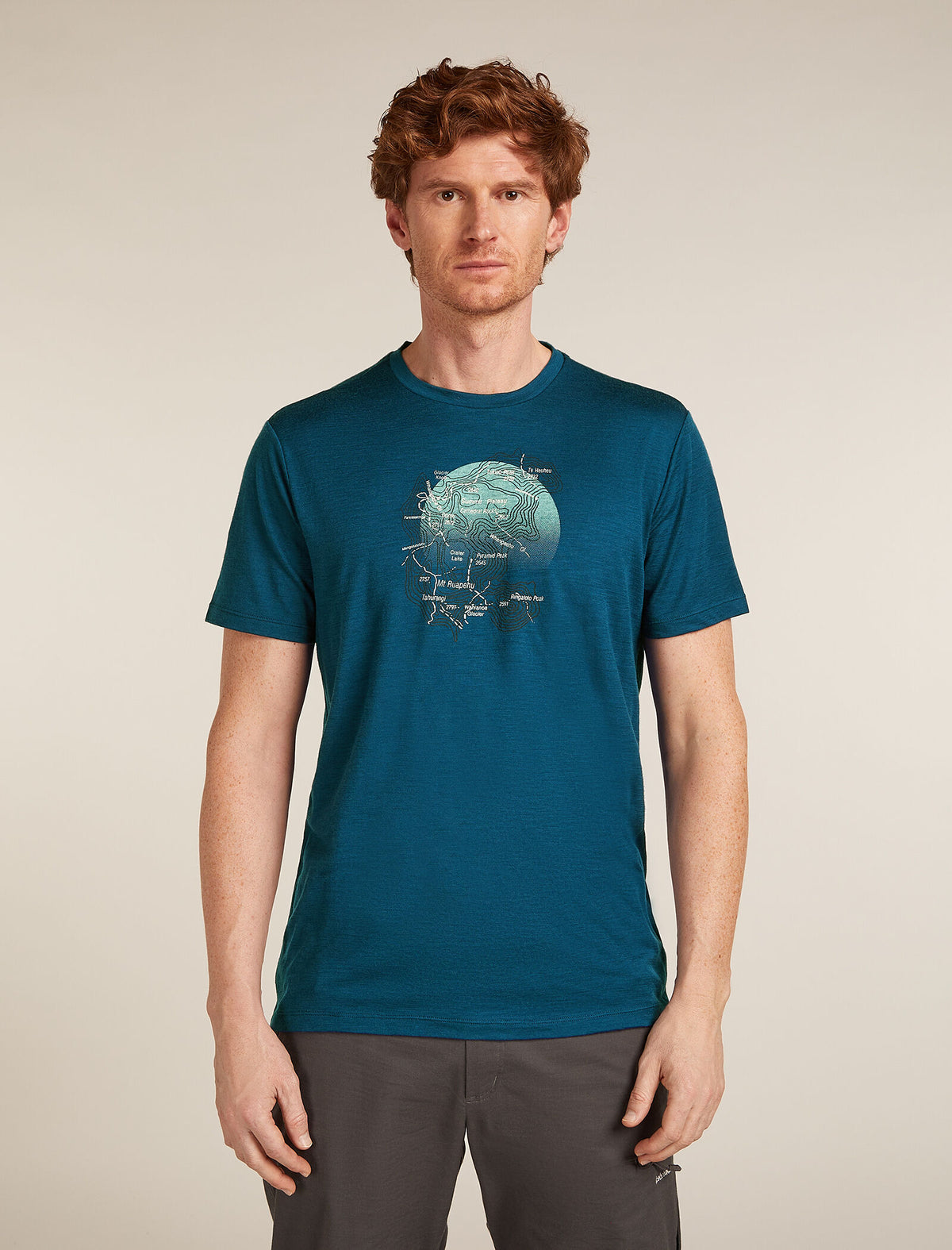 Men's Merino 150 Tech Lite Short Sleeve T-Shirt Ruapehu Round  - 1