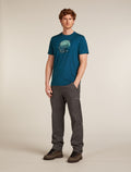 Men's Merino 150 Tech Lite Short Sleeve T-Shirt Ruapehu Round  - 3