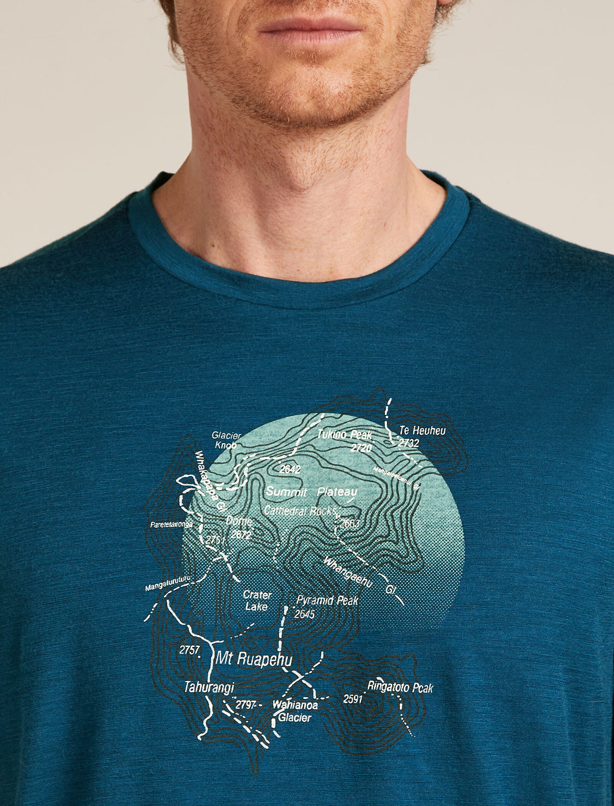 Men's Merino 150 Tech Lite Short Sleeve T-Shirt Ruapehu Round  - 5
