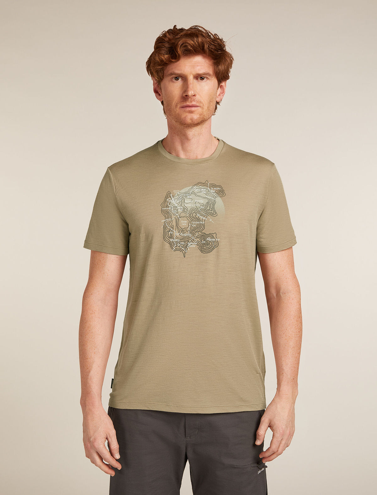 Men's Merino 150 Tech Lite Short Sleeve T-Shirt Ruapehu Round Flagstone - 1
