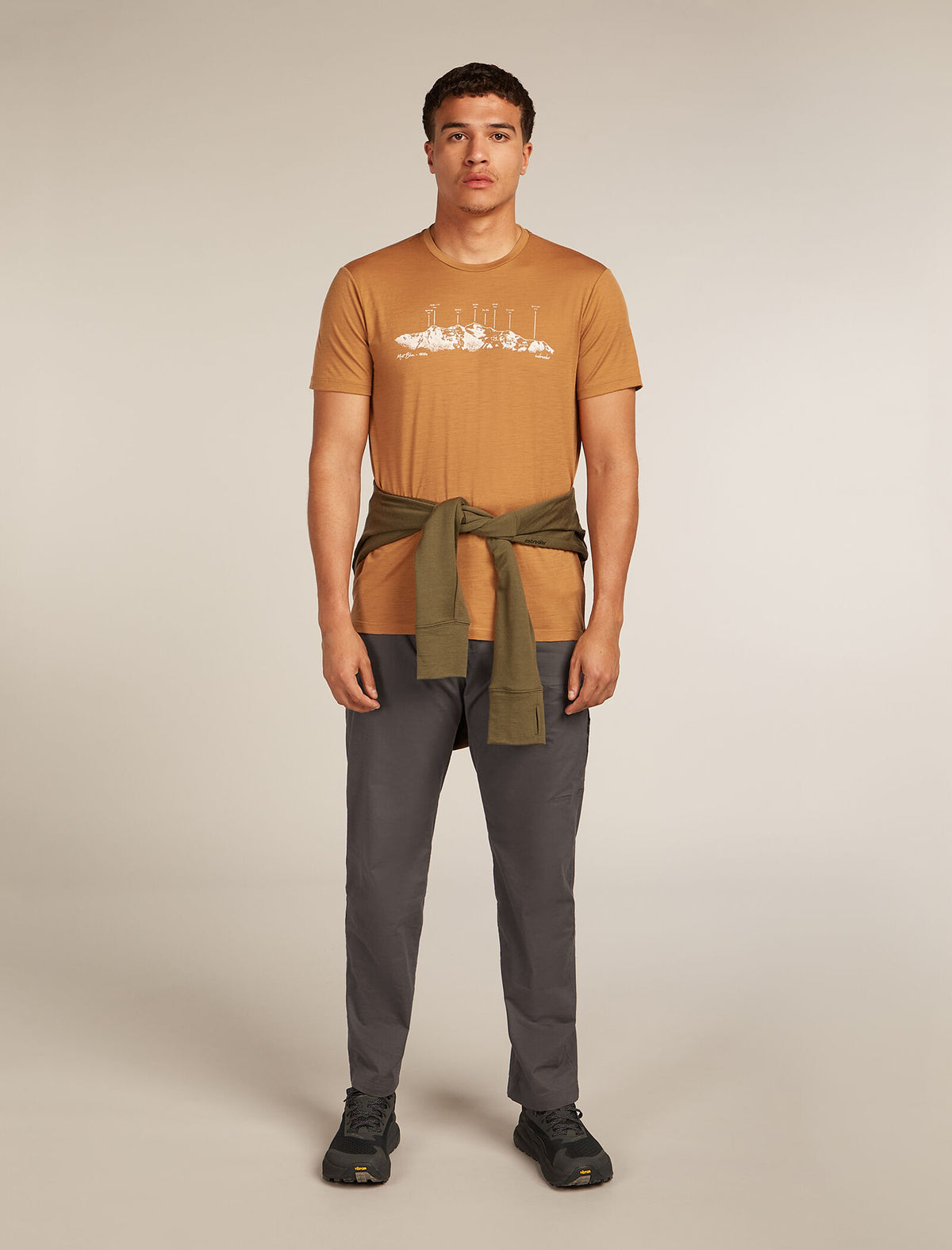 Men's Merino 150 Tech Lite Short Sleeve T-Shirt The Peaks Trail - 4