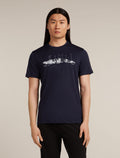 Men's Merino 150 Tech Lite Short Sleeve T-Shirt The Peaks Midnight Navy - 1
