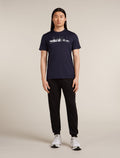 Men's Merino 150 Tech Lite Short Sleeve T-Shirt The Peaks Midnight Navy - 3