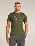 Men's Merino 150 Tech Lite Short Sleeve T-Shirt In The Wild Loden - 1