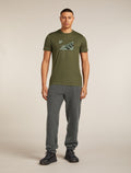 Men's Merino 150 Tech Lite Short Sleeve T-Shirt In The Wild Loden - 3