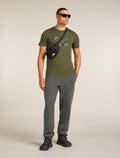 Men's Merino 150 Tech Lite Short Sleeve T-Shirt In The Wild Loden - 4