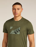 Men's Merino 150 Tech Lite Short Sleeve T-Shirt In The Wild Loden - 6