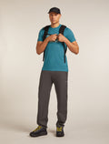 Men's Merino 150 Tech Lite Short Sleeve T-Shirt In The Wild Topaz - 4