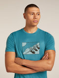 Men's Merino 150 Tech Lite Short Sleeve T-Shirt In The Wild Topaz - 5