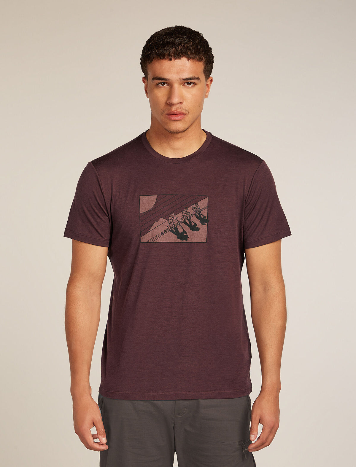 Men's Merino 150 Tech Lite Short Sleeve T-Shirt In The Wild Java - 1